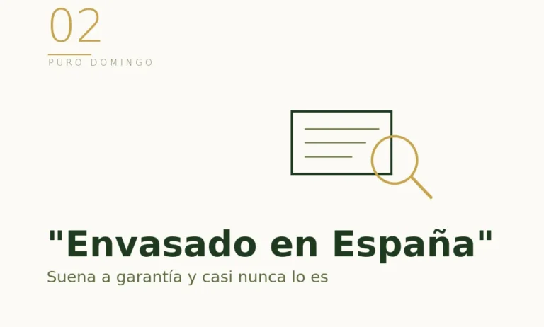 Ilustración: "envasado en España" no significa producido en España