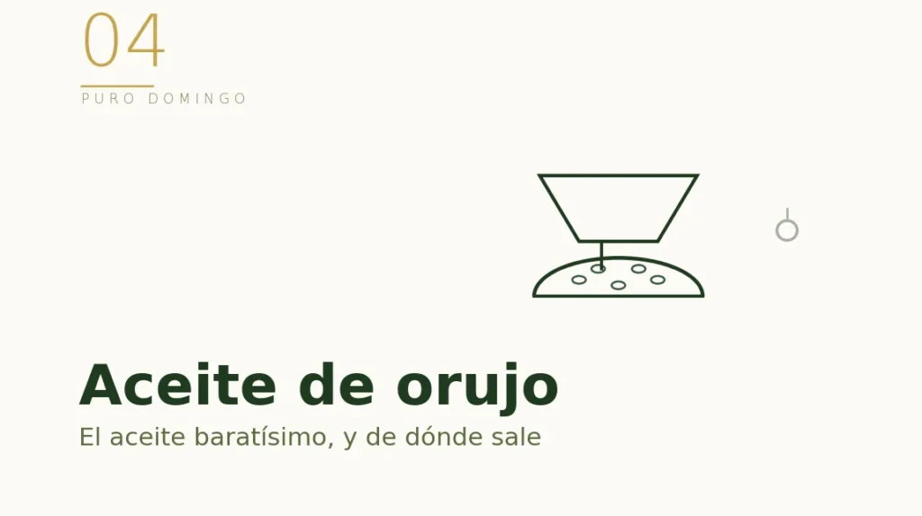 Ilustración: de dónde sale el aceite de orujo de oliva