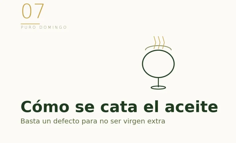 Ilustración de una copa de cata: cómo se detecta un defecto en el aceite