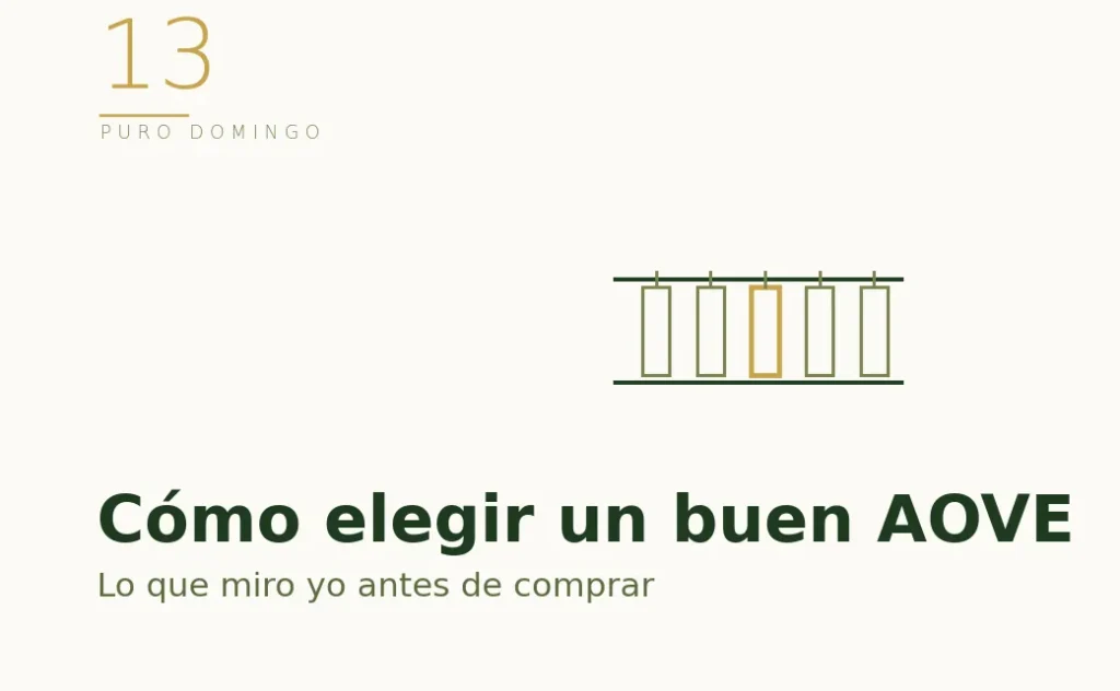 Ilustración: cómo elegir un buen aceite de oliva virgen extra