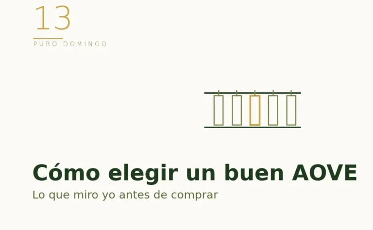 Ilustración: cómo elegir un buen aceite de oliva virgen extra