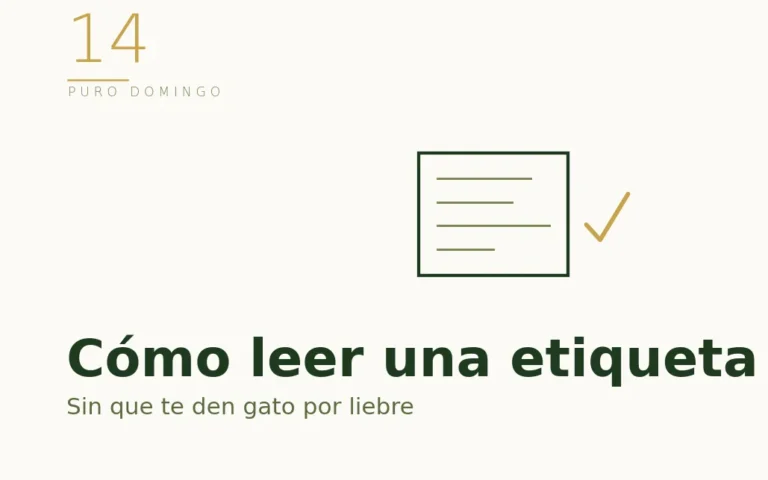 Ilustración: cómo leer la etiqueta de un aceite de oliva