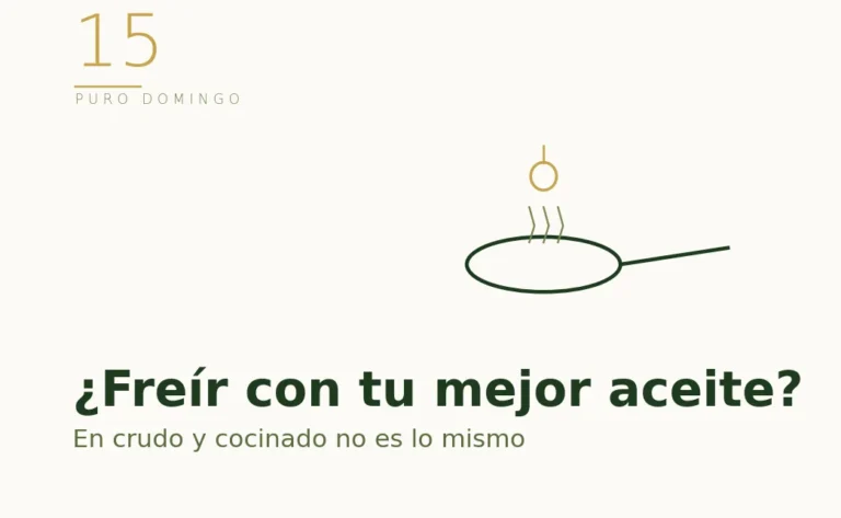 Ilustración de una sartén: freír con aceite de oliva virgen extra