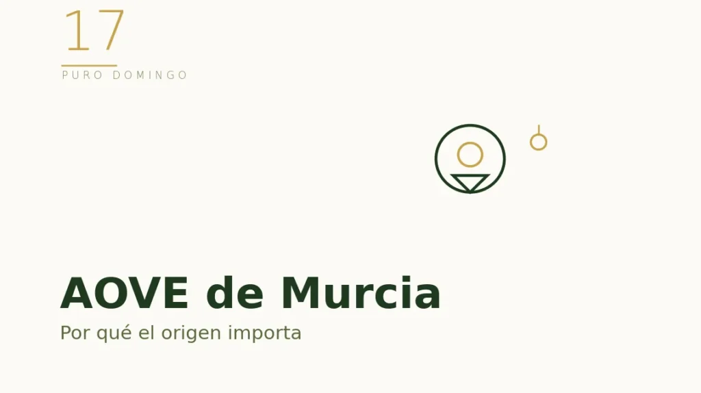 Ilustración de un mapa: AOVE de Murcia y la importancia del origen