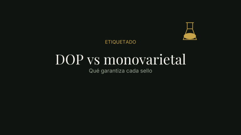 DOP vs monovarietal en el aceite de oliva: qué garantiza cada sello