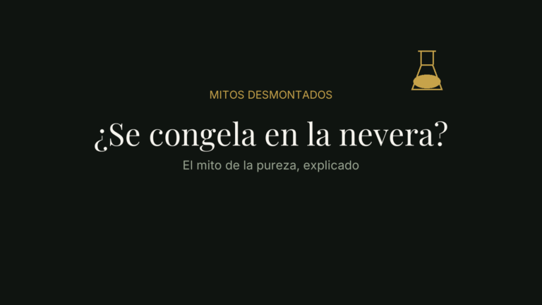 El mito de meter el aceite de oliva en la nevera para comprobar si es puro